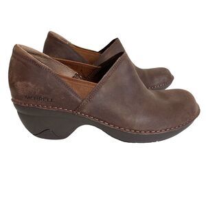 Merrell Emma Leather Brunette Shoes Clogs Comfort Women's  Size 7 - J45650